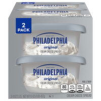 Philadelphia Cream Cheese Spread, Original, 2 Pack, 2 Each