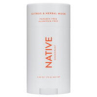Native Citrus & Herbal Musk Deodorant, 2.65 Ounce