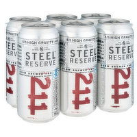 Steel Reserve High Gravity Beer 6 Pack Cans, 16 Ounce