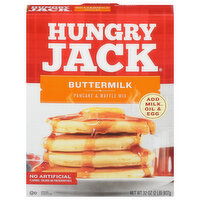 Hungry Jack Pancake & Waffle Mix, Buttermilk, 32 Ounce