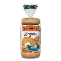 Thomas' Whole Wheat Pre-sliced Bagels, 6 count, 20 oz, 6 Each