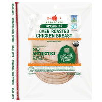 Applegate Organics Chicken Breast, Oven Roasted, 6 Ounce