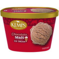 Kemps Chocolate Malt Ice Cream, 1.5 Quart