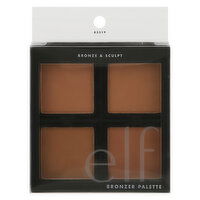 e.l.f. Bronzer Palette, Bronze & Sculpt 83319, 0.49 Ounce