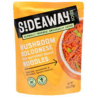 Sideaway Foods Noodles, Mushroom Bolognese with Butternut Squash, 8.5 Ounce