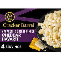 Cracker Barrel Cheddar Havarti Macaroni & Cheese Dinner, 14 Ounce