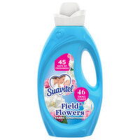 Suavitel Fabric Conditioner, HE, Field Flowers, 46 Fluid ounce
