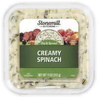 Stonemill Kitchens Dip & Spread, Creamy Spinach, 11 Ounce