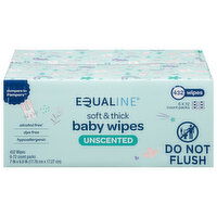 Equaline Baby Wipes, Soft & Thick, Unscented, 6 Each