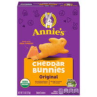 Annie's Baked Crackers, Original, Cheddar Bunnies, 7.5 Ounce