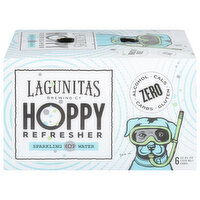 Lagunitas Brewing Co Sparkling Hop Water, Hoppy Refresher, 6 Each