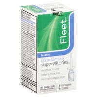 Fleet Laxative, Liquid Glycerin, Suppositories, 4 Each