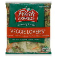 Fresh Express Veggie Lover's Salad, Caesar, Crunchy Blends, 11 Ounce