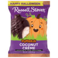 Russell Stover Halloween Pumpkin, Coconut Creme, Happy Halloween, 1.3 Ounce