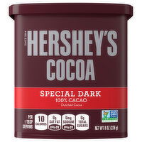 Hershey's Dutched Cocoa, Special Dark, 100% Cacao, 8 Ounce