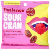 Patience Fruit & Co Sour Cran, Raspberry, 2.12 Ounce