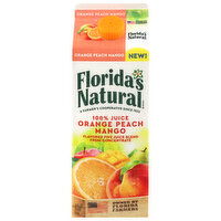 Florida's Natural 100% Juice, Orange Peach Mango, 52 Fluid ounce