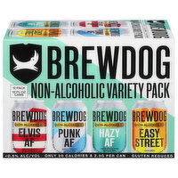 BrewDog Beer, Non-Alcoholic, Mix Pack, 12 Each