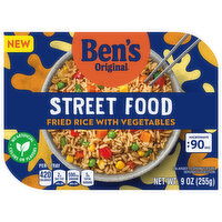 Ben's Original Fried Rice, with Vegetables, Street Food, 9 Ounce