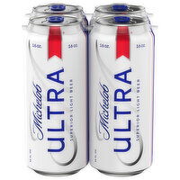 Michelob Ultra Superior Light Beer, 4 Each