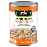 Gardein Soup, Chick'n & Rice, Plant-Based, 15 Ounce