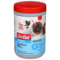 SlimFast Meal Replacement Shake Mix, Original, Rich Chocolate Royale, Value Pack, 20.17 Ounce