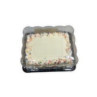 Cub Bakery 1/8 Sheet Marble Cake with White Iced Buttercream, 1 Each