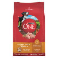 ONE Dry Dog Food ONE Purina ONE Chicken and Rice Formula Dry Dog Food, 4 Pound