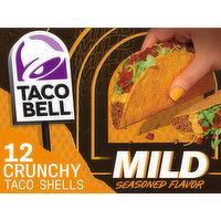 Taco Bell Mild Crunchy Seasoned Flavor Taco Shells, 12 Each