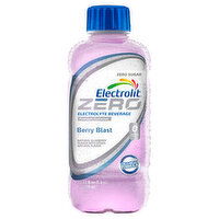 Electrolit Zero Electrolyte Beverage, Zero Sugar, Berry Blast, 21 Fluid ounce