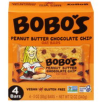 Bobo's Oat Bars, Peanut Butter Chocolate Chip, 4 Each