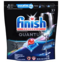 Finish Powerball Dishwasher Detergent, Automatic, Quantum, Tabs, 37 Each