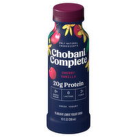 Chobani Complete Yogurt Drink, Cherry Vanilla, Greek, 1% Milkfat, Lowfat, 10 Fluid ounce