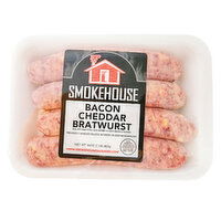 Cub Smokehouse Bacon Cheddar Brats, 4 Pack, 16 Ounce