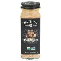 Watkins Ground Ginger, Organic, 2 Ounce