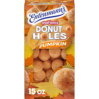 Entenmann's Pop'ems Pumpkin Donut Holes, 15 oz, 15 Ounce