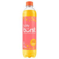 Bubly Burst Water Beverage, Peach Mango, 16.9 Fluid ounce