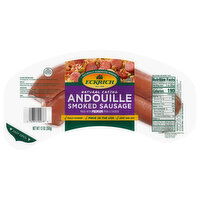 Eckrich Natural Casing Smoked Andouille Sausage, 13 Ounce