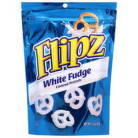 Flipz Pretzels, White Fudge, 7.5 Ounce