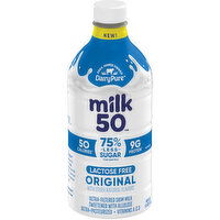 DairyPure Milk50 Original Lactose Free Skim Milk, 48 Fluid ounce