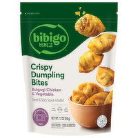 Bibigo Dumpling Bites, Bulgogi Chicken & Vegetable, Crispy, 7.7 Ounce