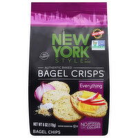 New York Style Bagel Crisps, Everything, 6 Ounce