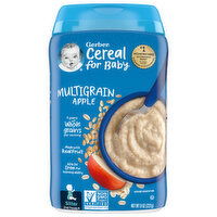 Gerber Cereal for Baby Baby Food, Apple, Multigrain, Sitter 2nd Foods, 8 Ounce