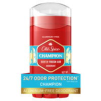 Old Spice Red Collection Aluminum Free Deodorant for men, Champion, 3 Ounce