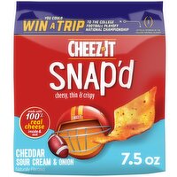 Cheez-It Snap'd Cheese Cracker Chips, Cheddar Sour Cream and Onion, 7.5 Ounce