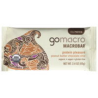 GoMacro MacroBar, Peanut Butter Chocolate Chip, 2.4 Ounce