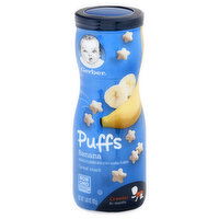Gerber Cereal Snack, Puffs, Banana, 1.48 Ounce