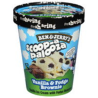 Ben & Jerry's Ice Cream, Vanilla & Fudge Brownie, 28 Fluid ounce