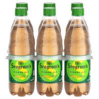 Seagrams Ginger Ale, 6 Each