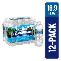 ICE MOUNTAIN ICE MOUNTAIN Spr PET 2(12x0.5L) LCPUS US, 16.9 Ounce